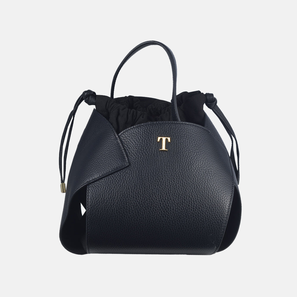 Borsa PomPon  Talarico in pelle martellata