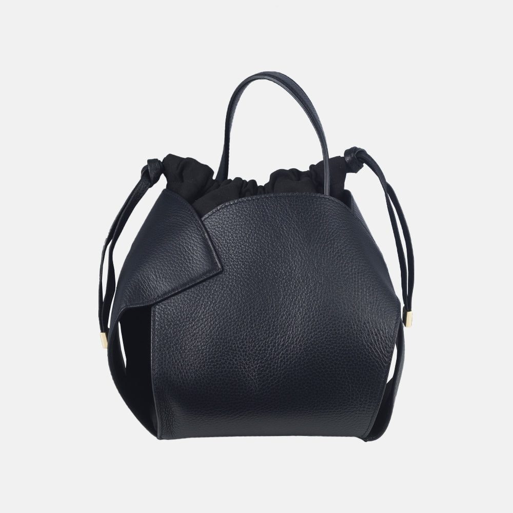 Borsa PomPon  Talarico in pelle martellata