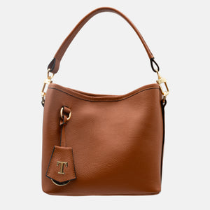 Borsa T-Rush in pelle martellata