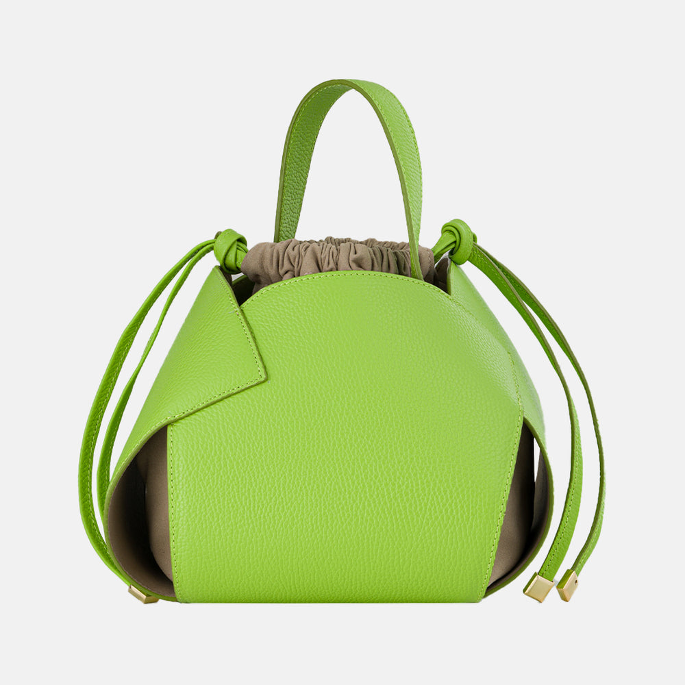 Borsa PomPon Talarico in pelle martellata