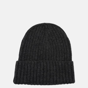 Berretto a Coste in 100% Cashmere