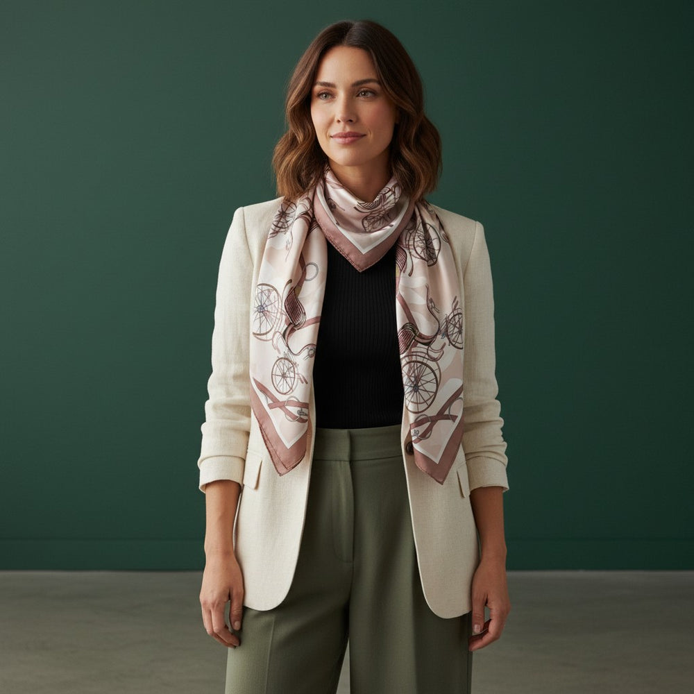 Once Upon a Time 90's Twill Silk Scarf