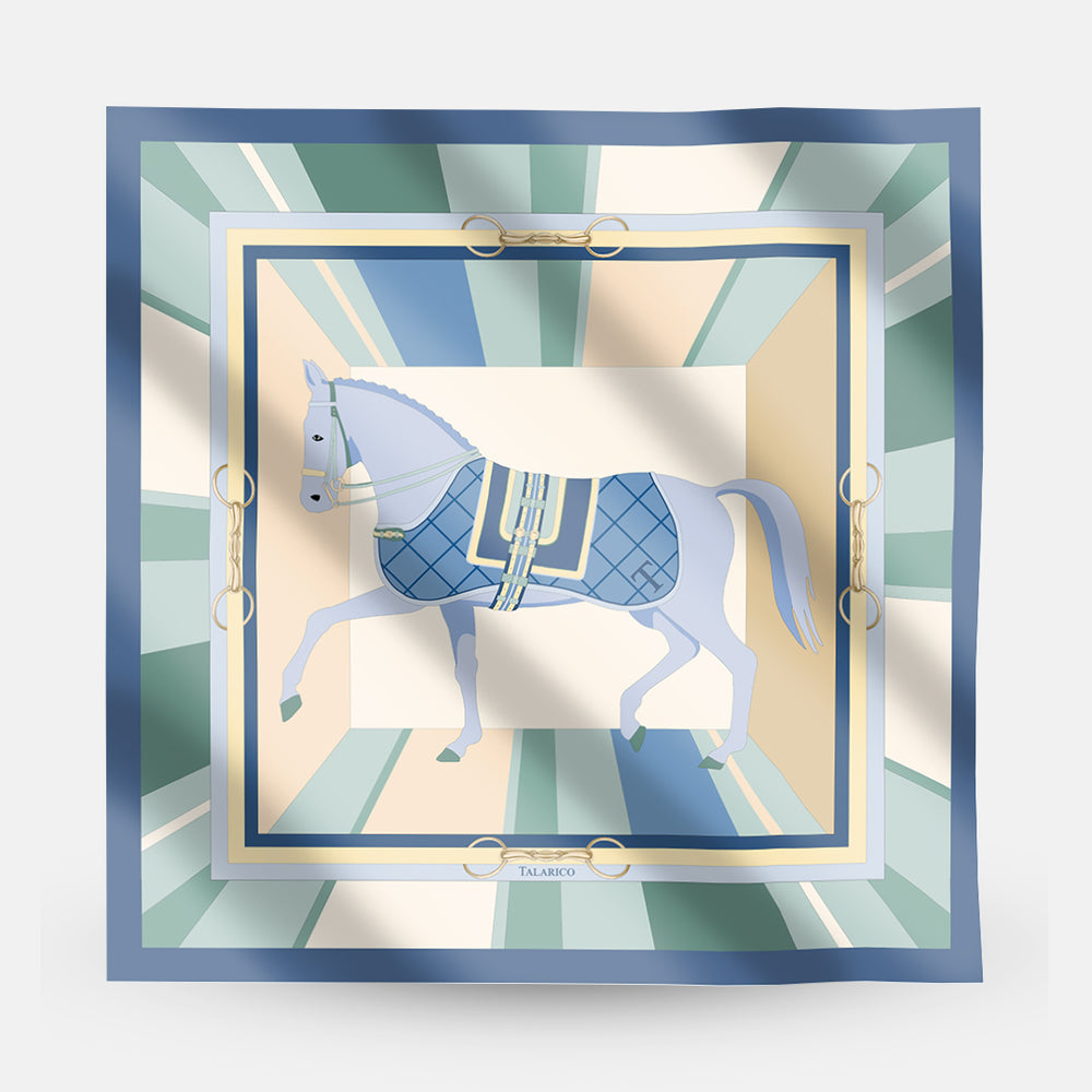 Silk Twill Scarf 90 Noble Gait