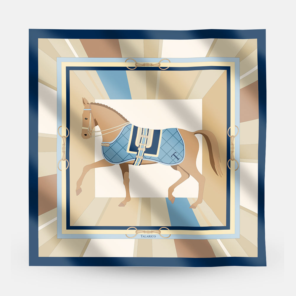 Silk Twill Scarf 90 Noble Gait