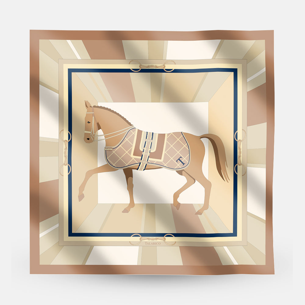 Silk Twill Scarf 90 Noble Gait