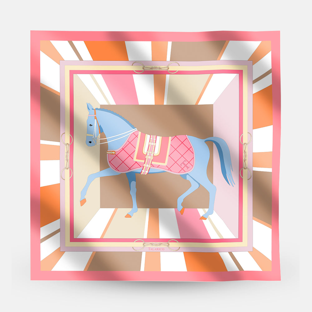Silk Twill Scarf 90 Noble Gait