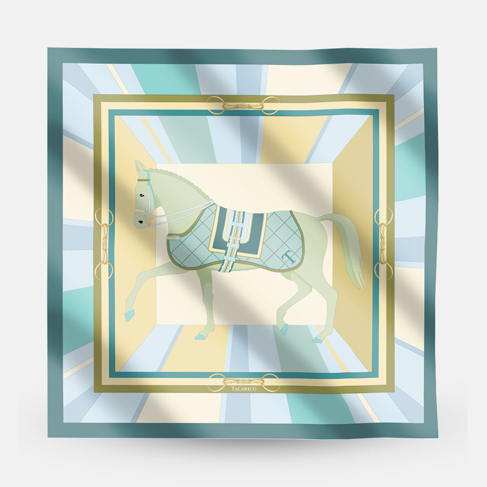 Silk Twill Scarf 90 Noble Gait