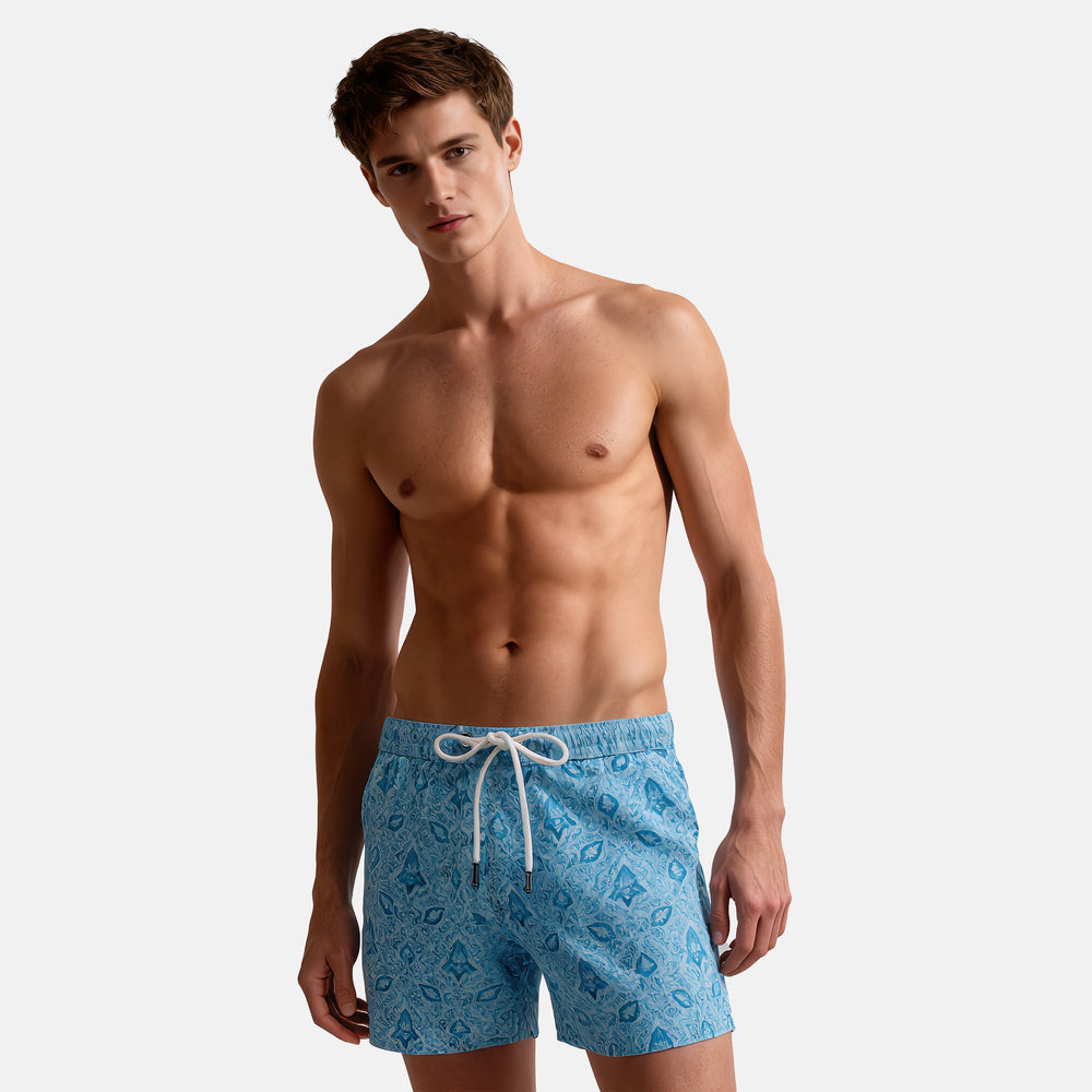 Heritage - Men's Elegant Swimsuit | Talarico Roma | Beachwear Made in Italy SS 2026