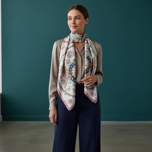 Foulard In Seta Twill 90 Circo delle Meraviglie