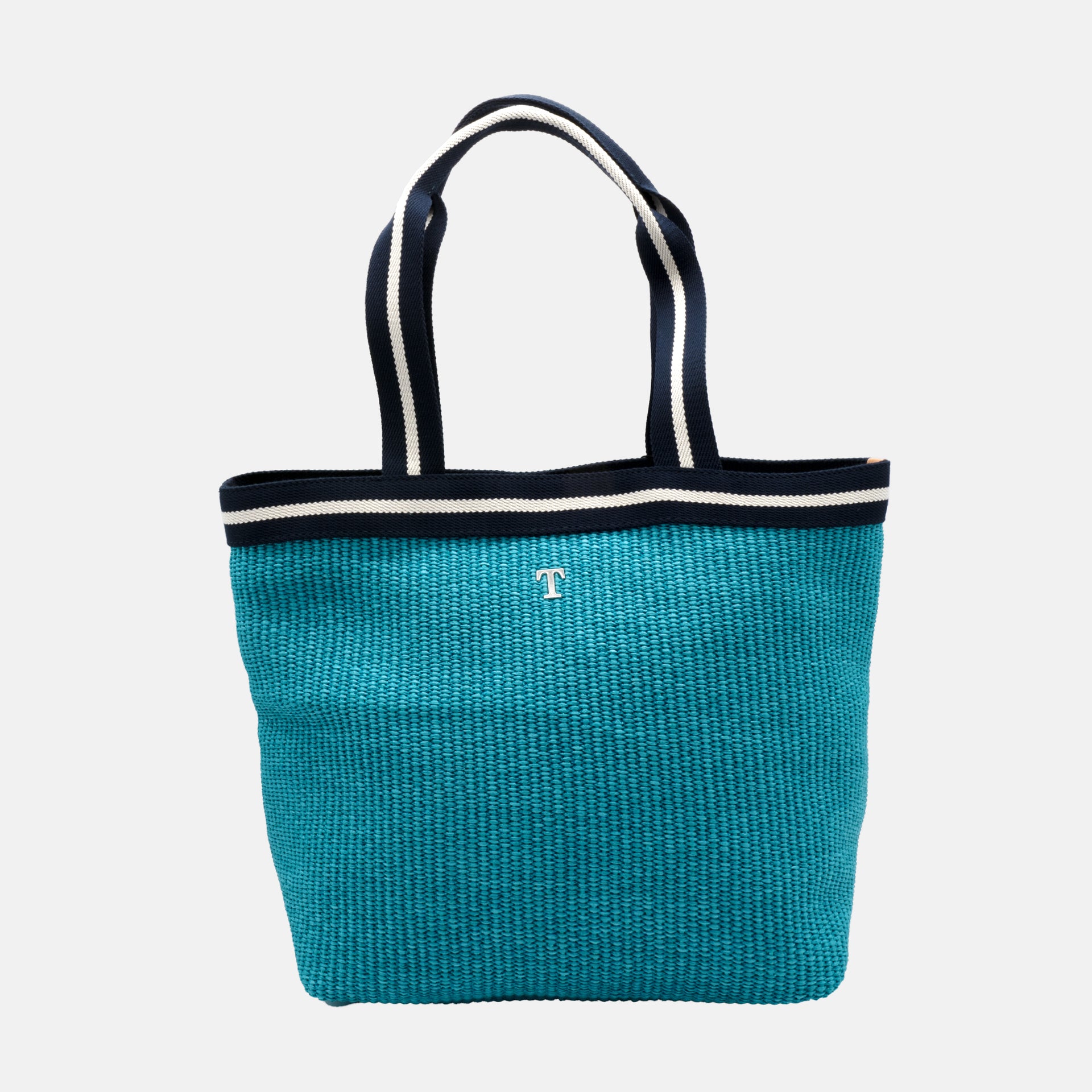 Borsa in Rafia Panarea Azzurro TALARICO ROMA – Talarico Cravatte