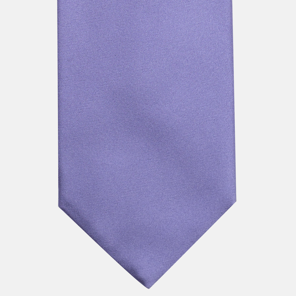Plain Lilac Satin Tie - TAL296