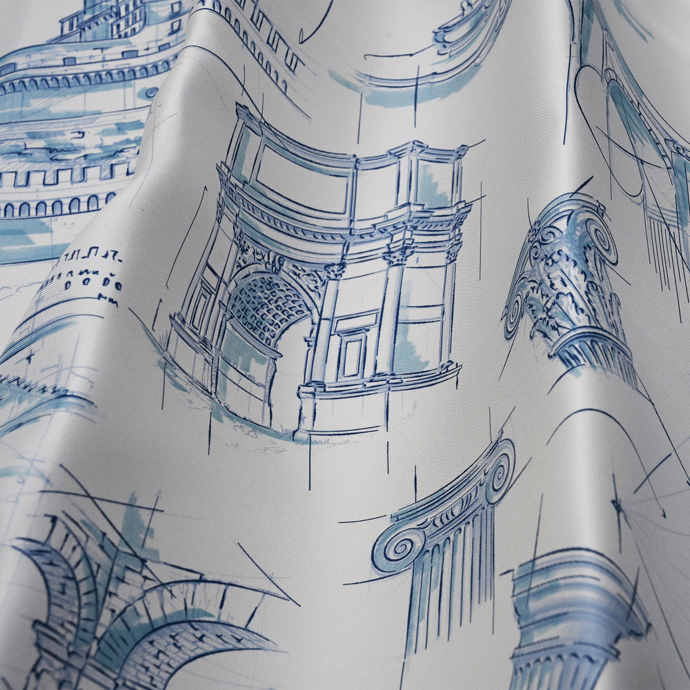 Foulard In Seta Twill 90 Roma 26