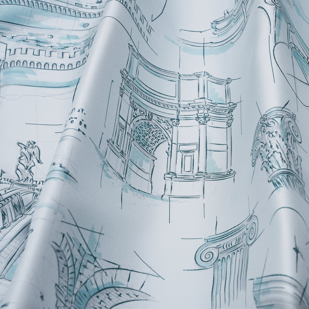 Foulard In Seta Twill 90 Roma 26