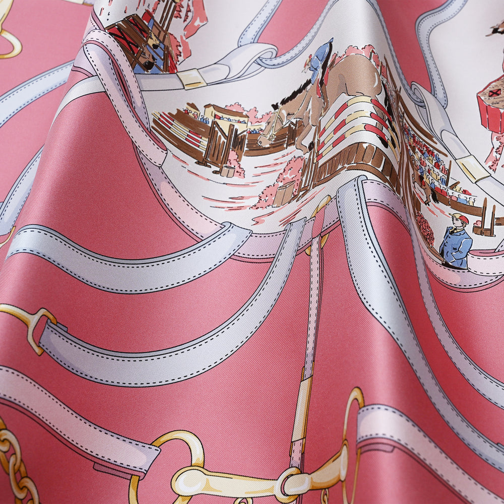 Foulard In Seta Twill 90 Ranch