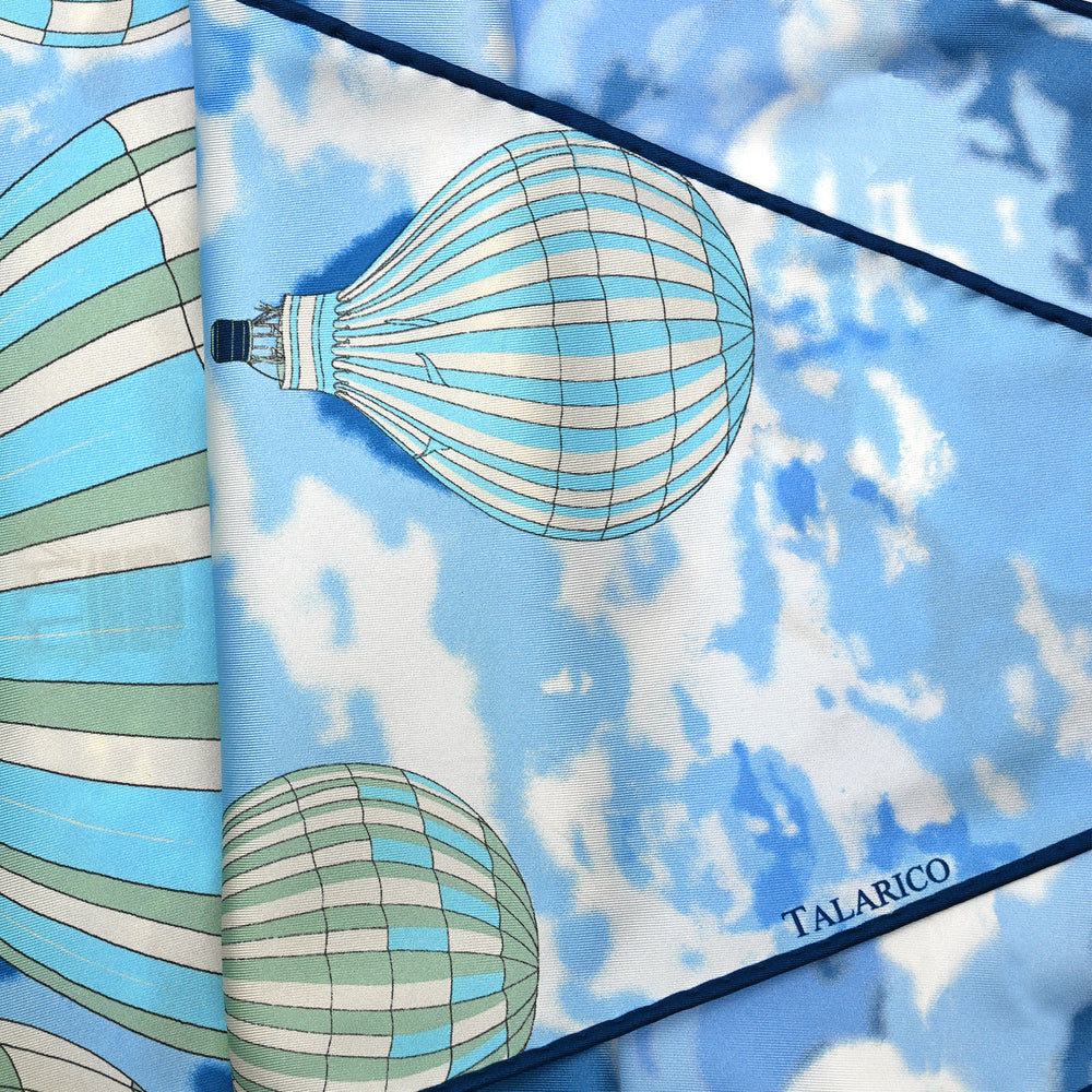 Corners of the Sky Twill Silk Diamond Scarf