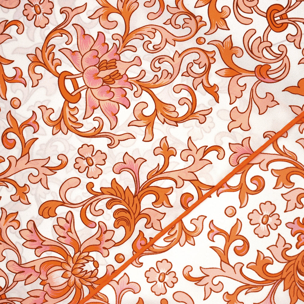 Rhombus Scarf In Ramage Twill Silk