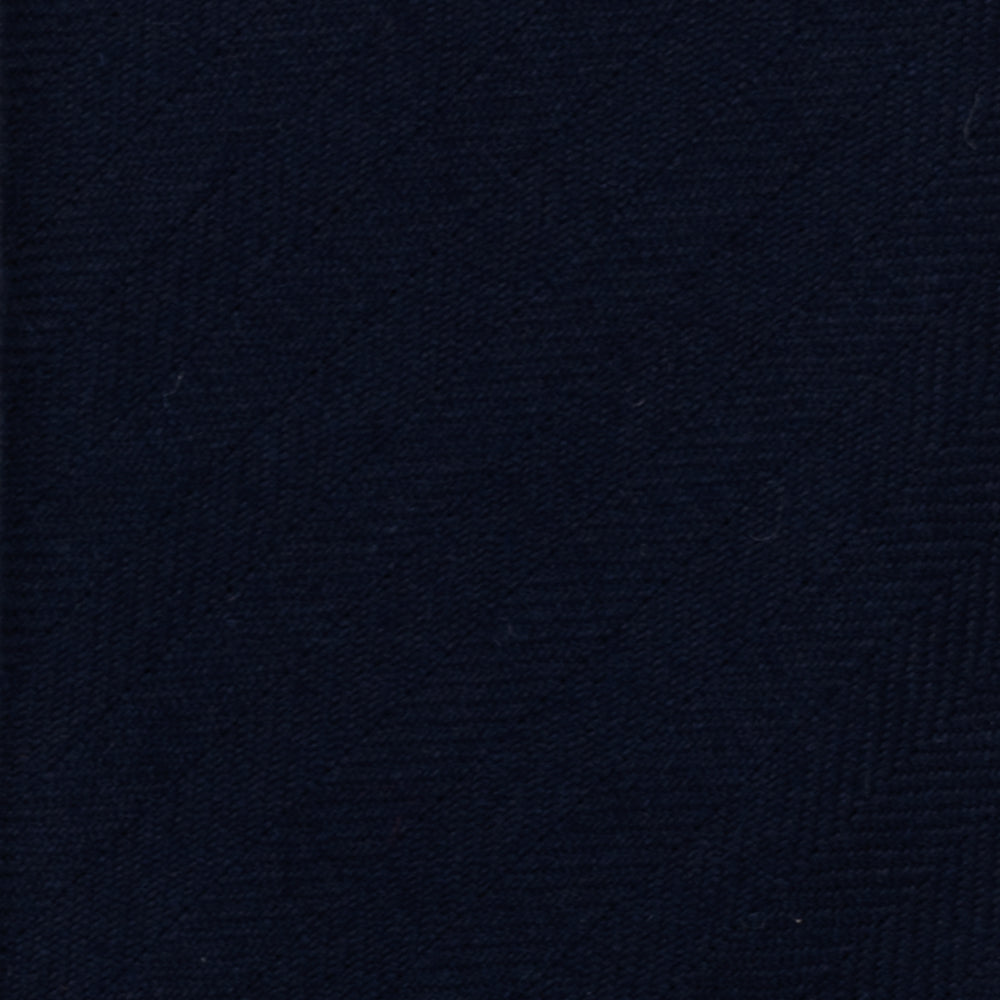 Cravatta 3 Pieghe Sartoriale Spigata in Puro Cashmere Spigata Loro Piana, Blu