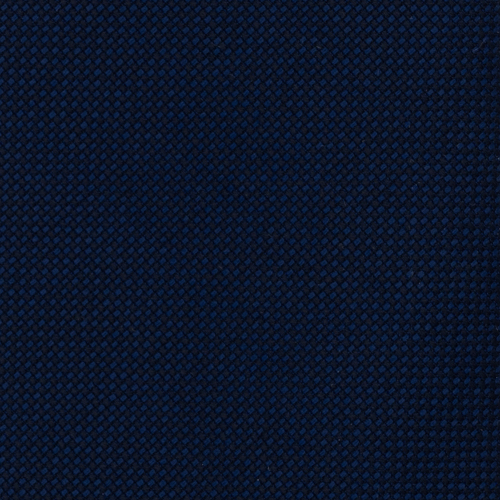 Cravatta 3 Pieghe Sartoriale in Pura Lana Loro Piana, Blu