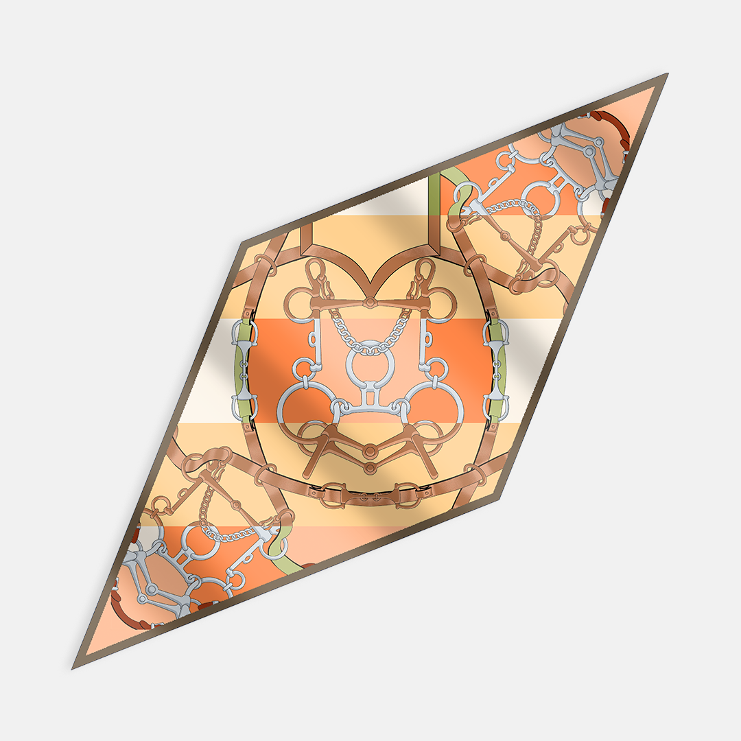 Rhombus scarf 54030