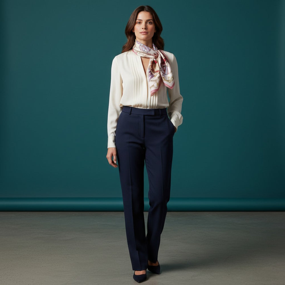 Equestrian Elegance 90's Twill Silk Scarf