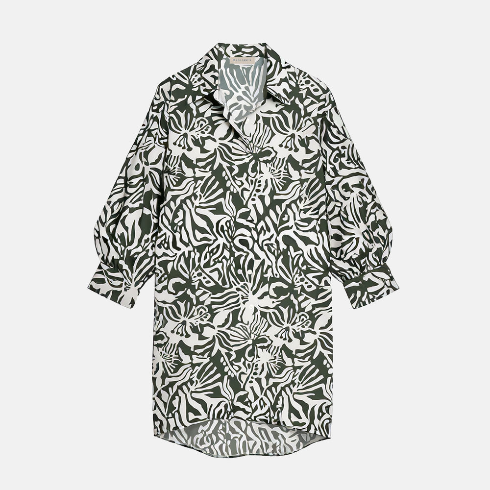 Women's Flower Beach Cover-Up | Green