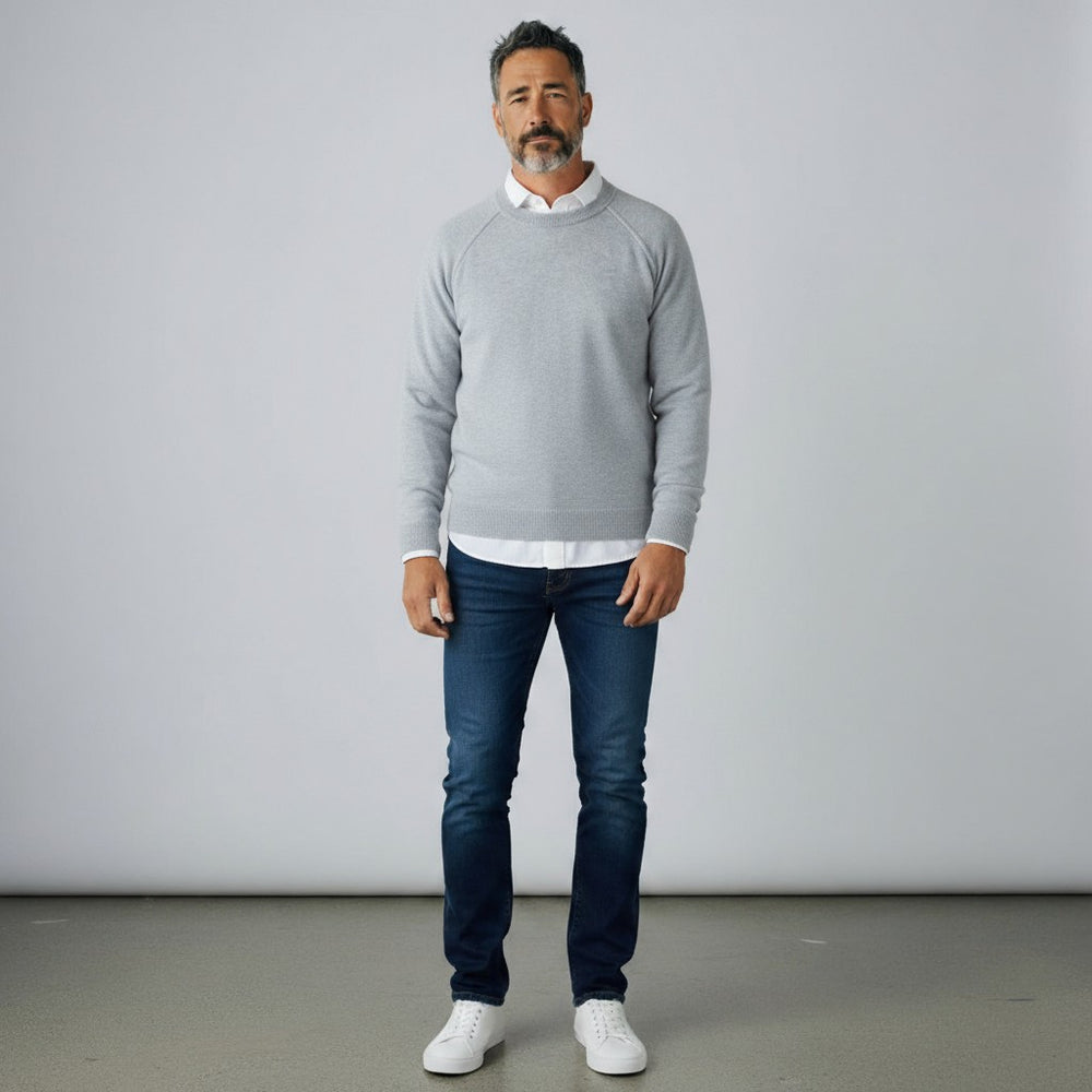 Cashmere sweatshirt Silver