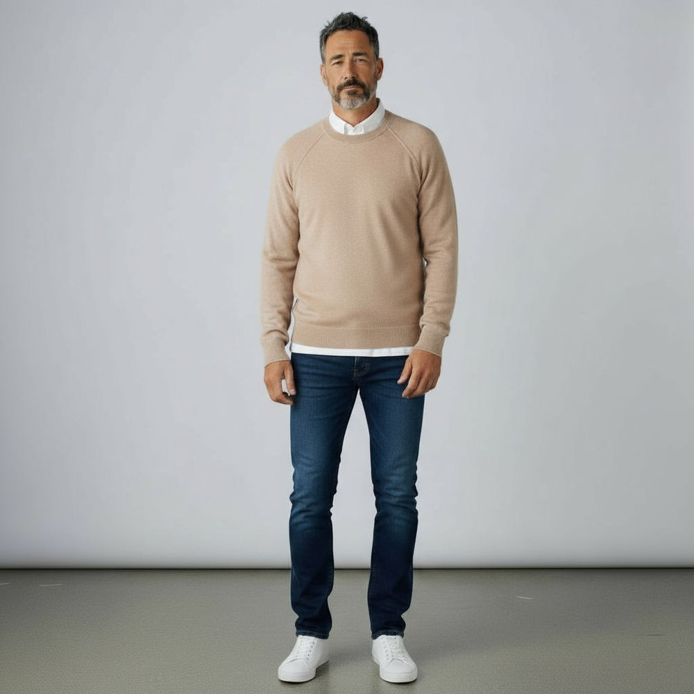 Silver Cashmere Sweatshirt - 0806