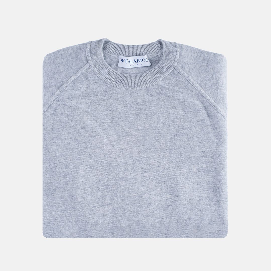 Gray cashmere sweatshirt