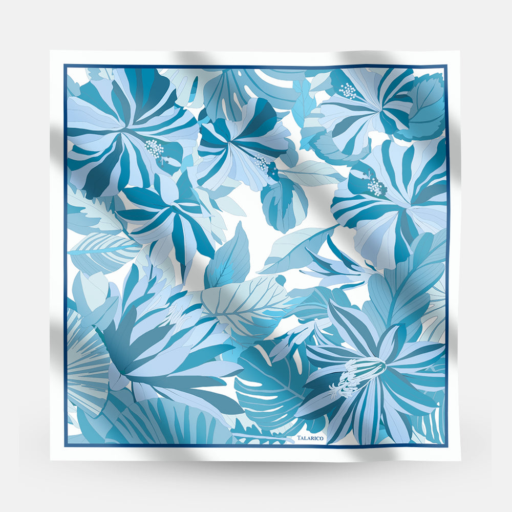 Silk Twill 90 Scarf Enchanted Garden