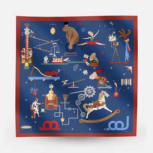 Pochette da Taschino in Seta Fantasia Flipper