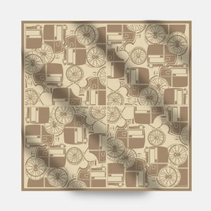 Foulard In Seta Twill 90 Eleganza in Movimento