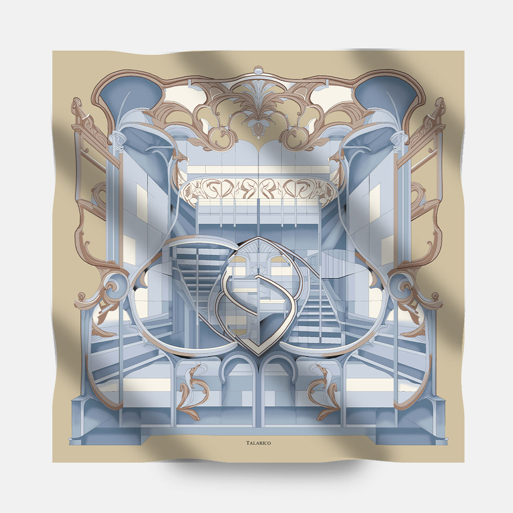 Foulard In Seta Twill 90 Liberty