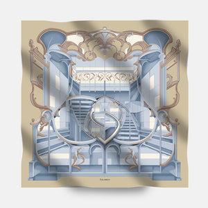 Foulard In Seta Twill 90 Liberty