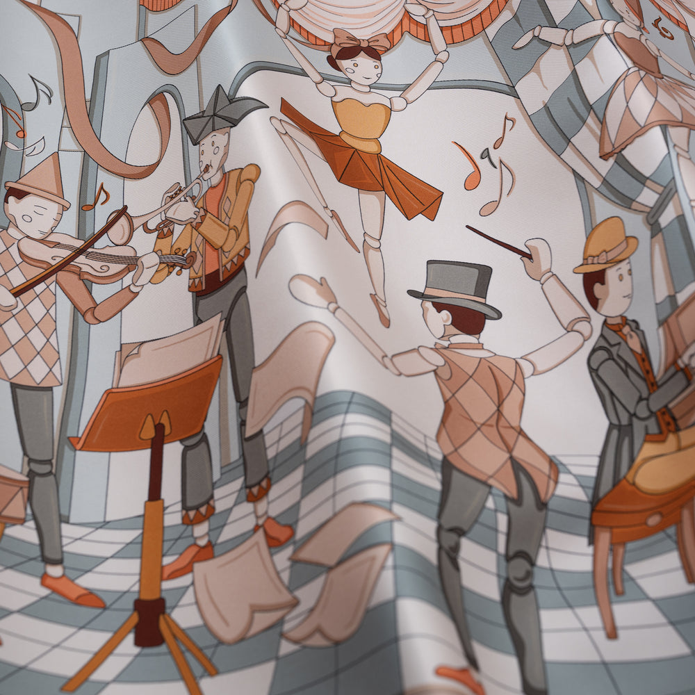 The Wonder Stage Twill Silk Scarf