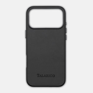 iPhone 17 Pro Max Leather Hard Case | Excellence on a Grand Scale | Black