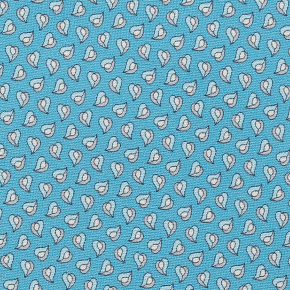 Cravatta 3 pieghe in Seta, Micro Fantasia, Piscina - JA056125-6