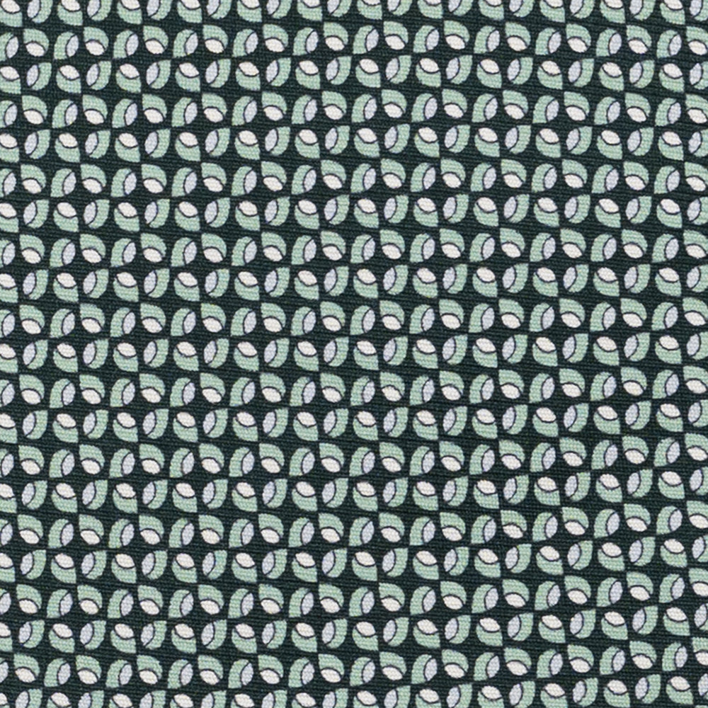 Cravatta 3 pieghe in Seta, Fantasia Geometrica, Verdone - JA056132-5