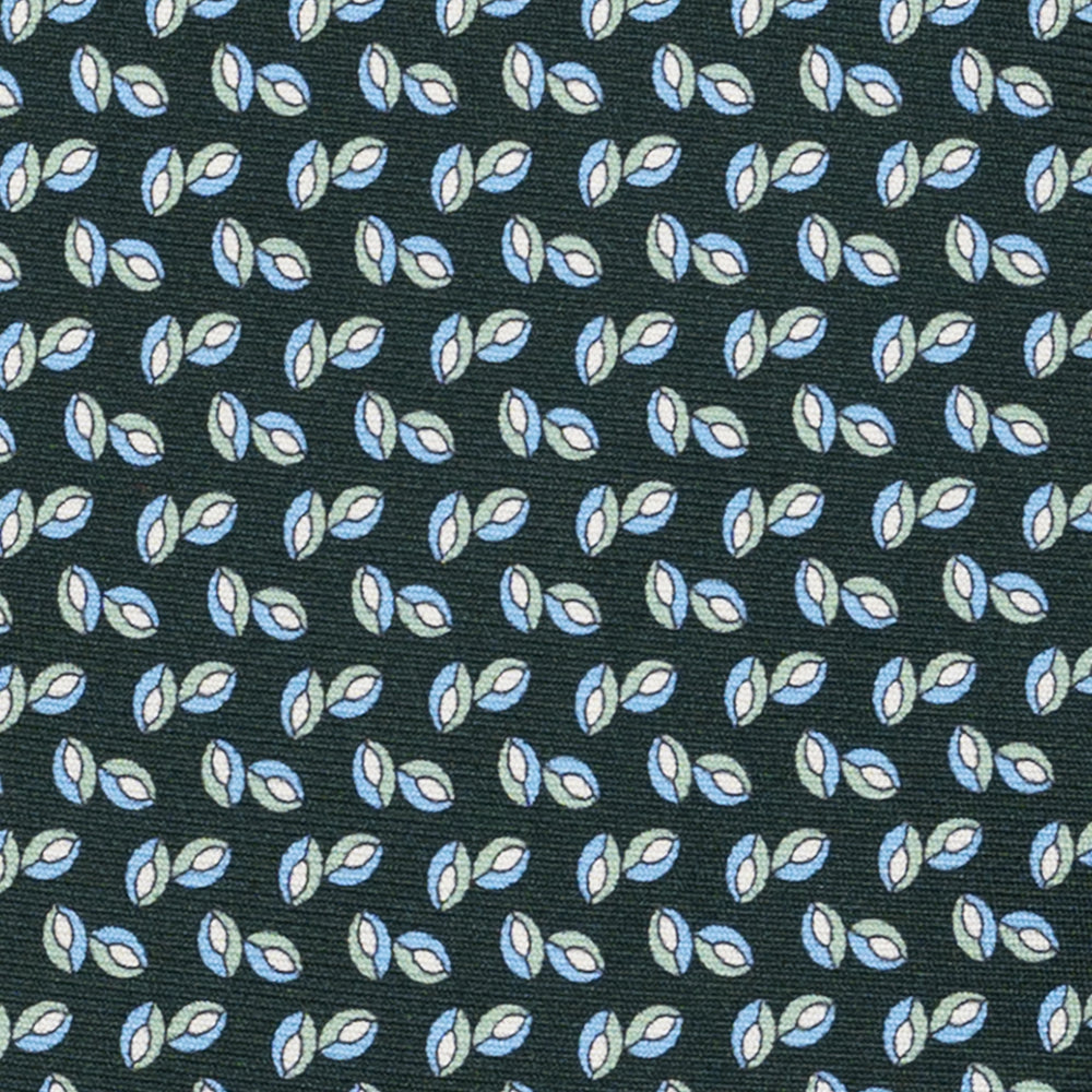 Cravatta 3 pieghe in Seta, Micro Fantasia, Verdone - JA056336-5