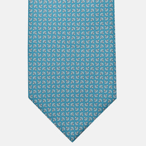 Cravatta 3 pieghe in Seta, Micro Fantasia, Piscina - JA056676-12