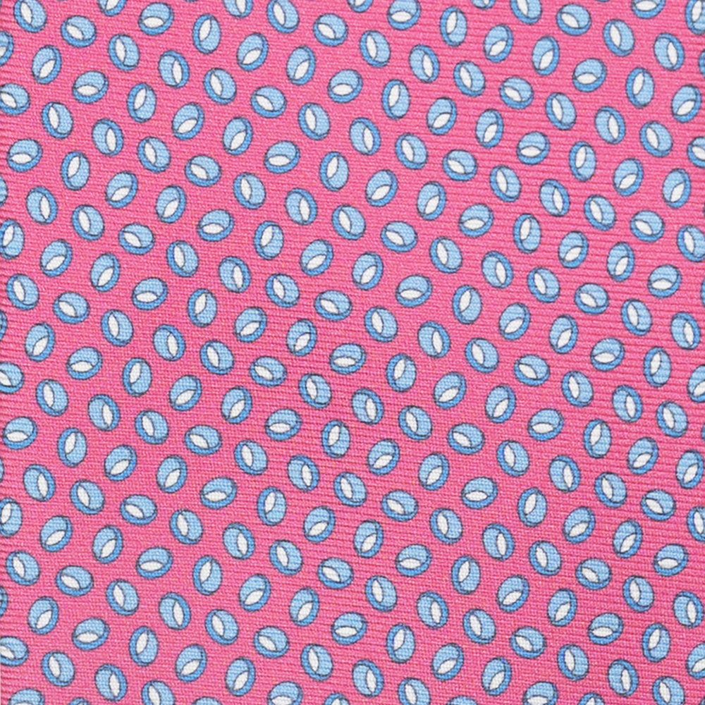 3-Fold Silk Tie, Micro Pattern, Pink - JA058632_11