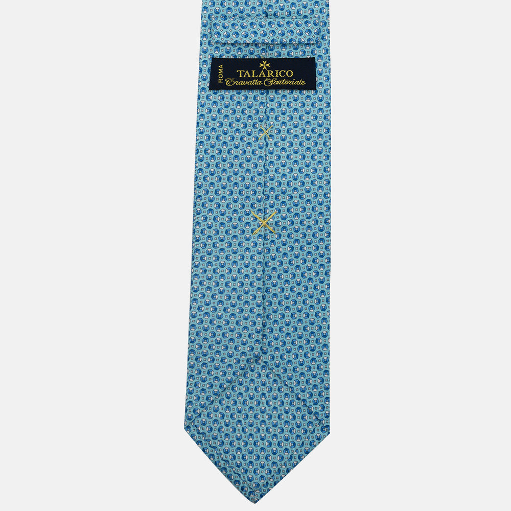3-Fold Silk Tie, Micro Pattern, Tiffany - JA058635_9
