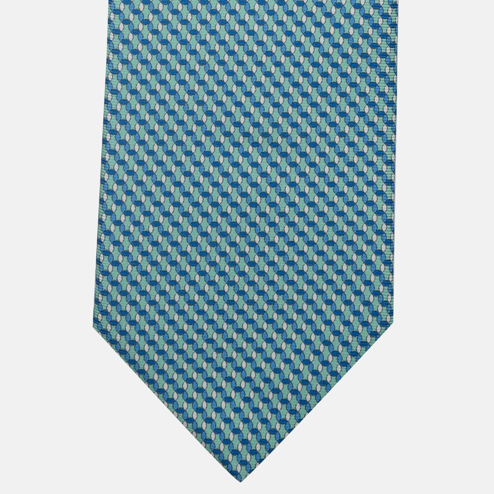 Tiffany 3-Fold Silk Tie, Chain Pattern - JA059579_11