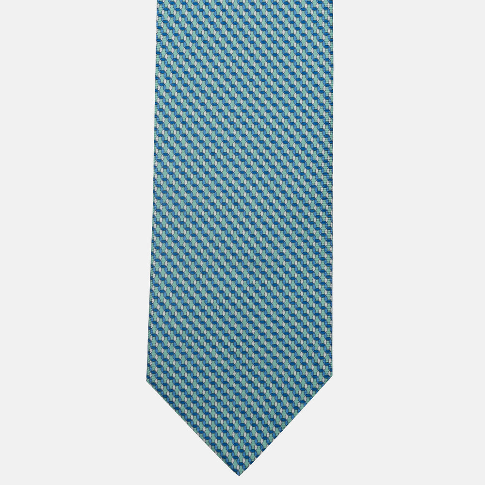 Tiffany 3-Fold Silk Tie, Chain Pattern - JA059579_11