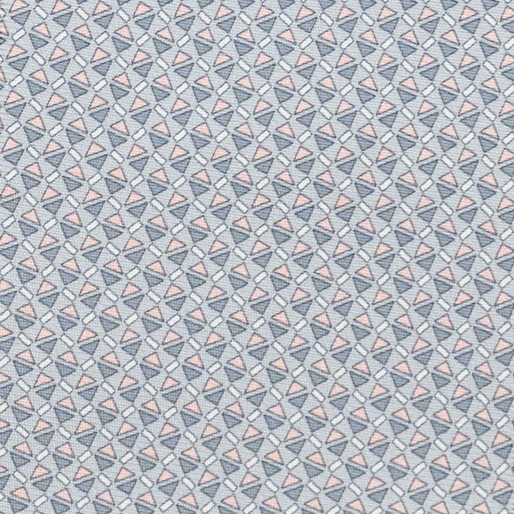 3-Fold Silk Tie, Micro Pattern, Grey - JA061851_6