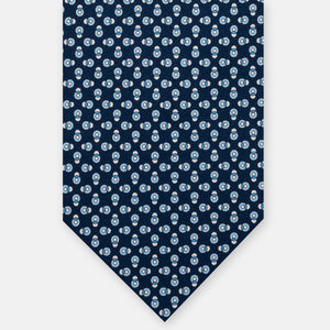 3-Fold Silk Tie, Micro Pattern, Sky Blue - JA062936_10 T