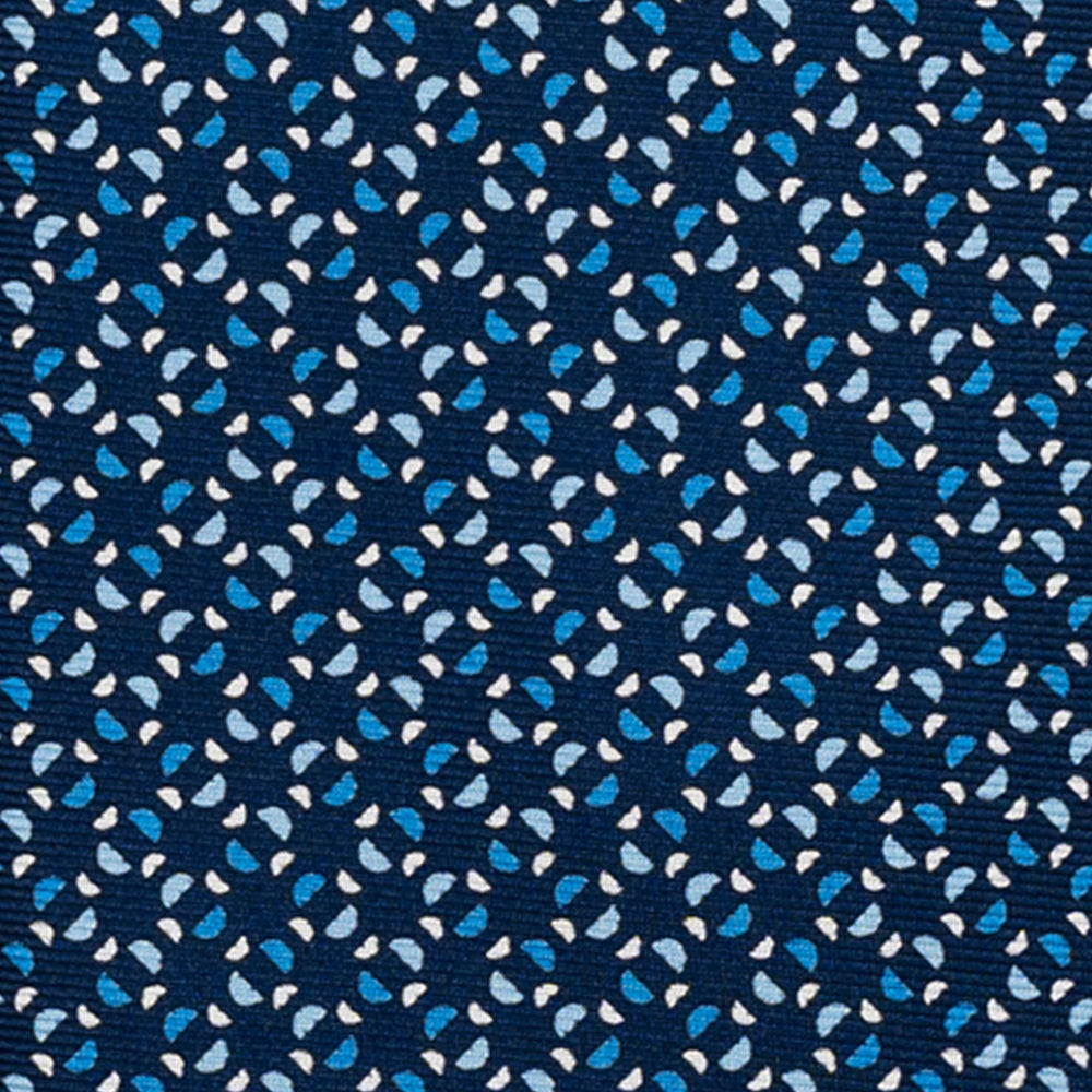 3-FOLD SILK TIE, MICRO-PATTERN, SKY BLUE - JA064411_1 T