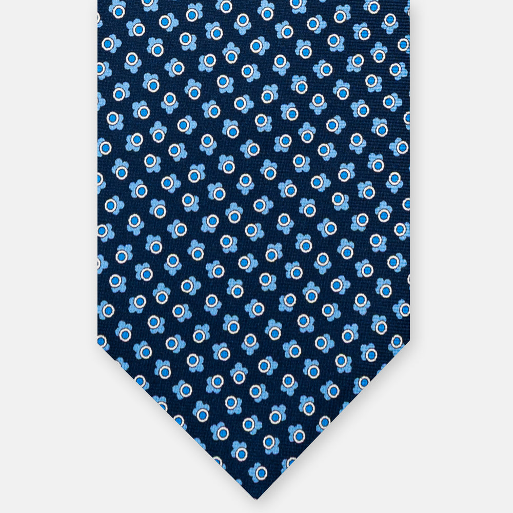 3-FOLD SILK TIE, MICRO PATTERN, SKY BLUE - JA064422_1 T