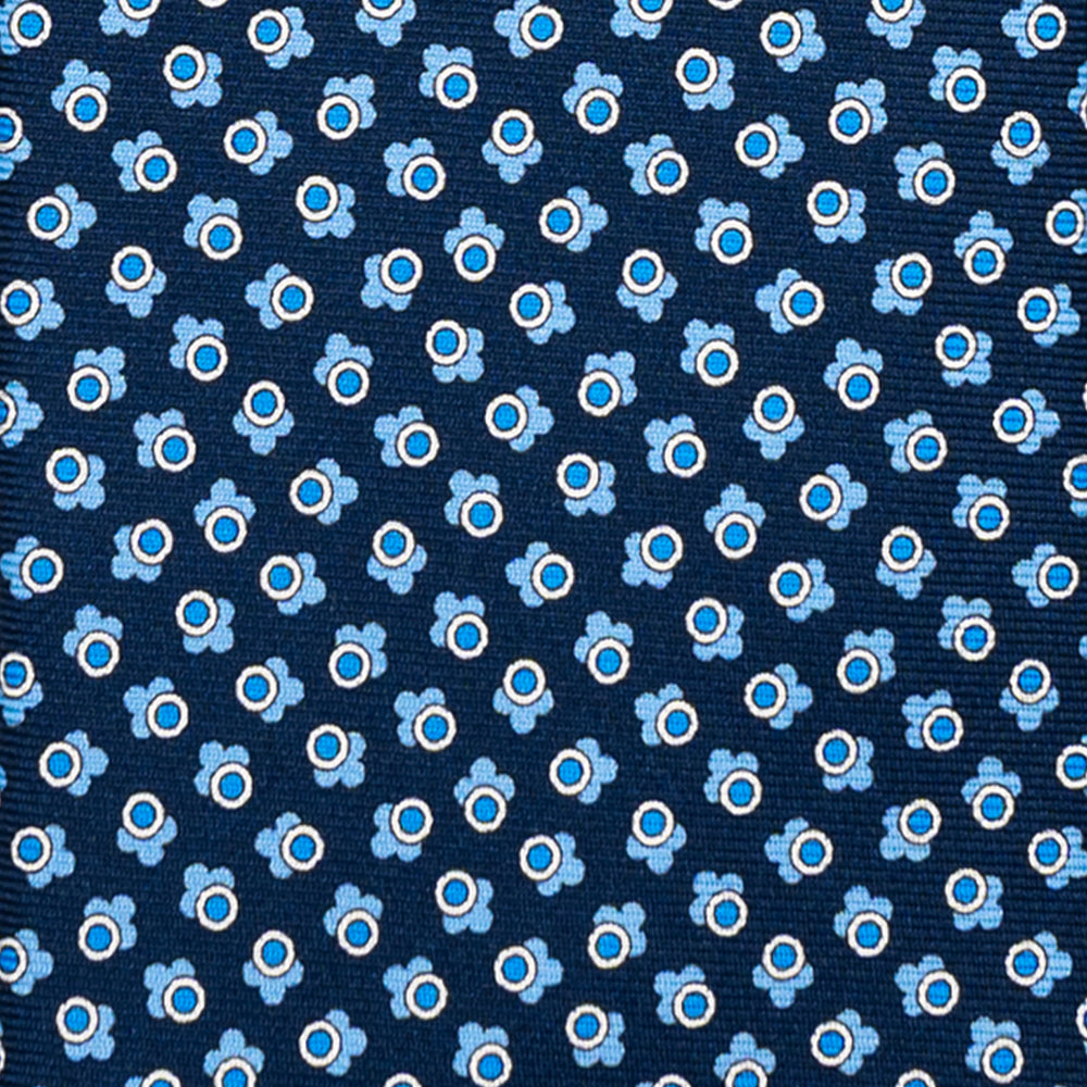 3-FOLD SILK TIE, MICRO PATTERN, SKY BLUE - JA064422_1 T