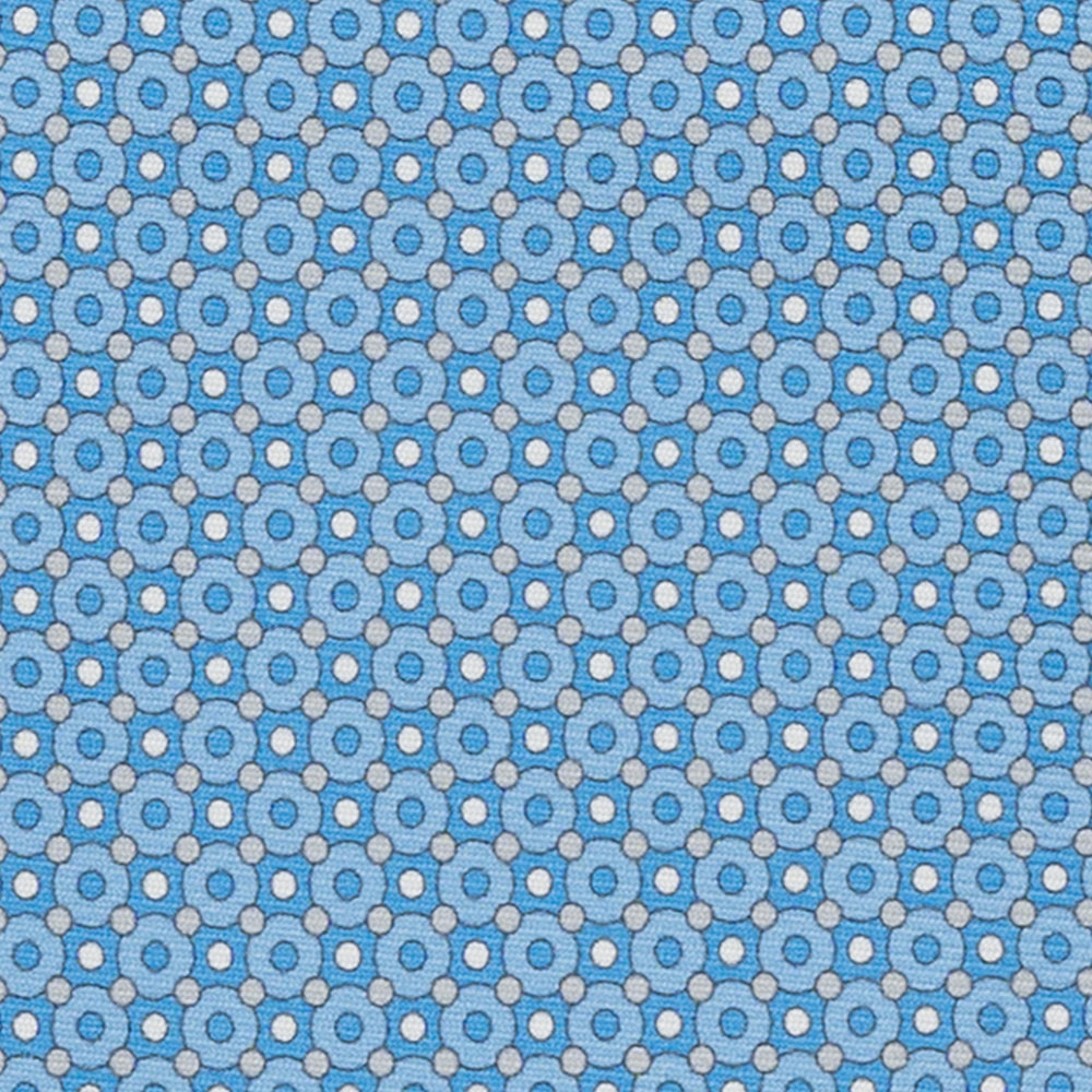 SILK 3-FOLD TIE, MICRO-PATTERN, LIGHT BLUE - JA064820_2 T