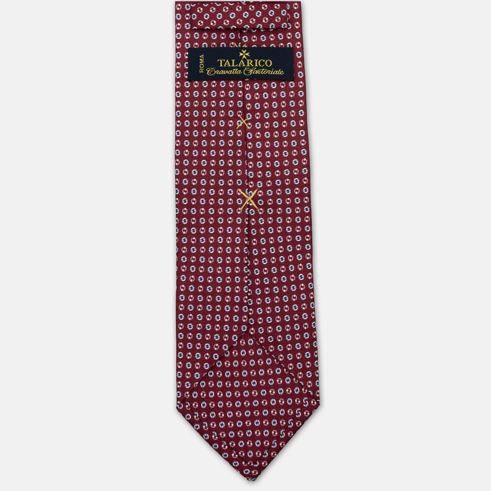 3-FOLD SILK TIE, MICRO-PATTERN, GREEN - JA064821_4 T